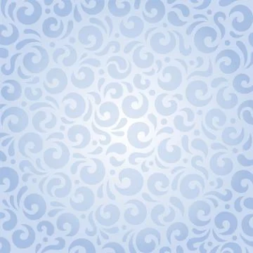 Blue seamless pattern invitation design Stock Illustration