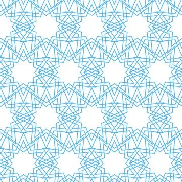 Blue seamless pattern for textile and wrapping paper, star snowflake vector i 스톡 일러스트