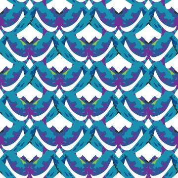Blue seamless pattern, vector illustration for Your design Stock Illustration