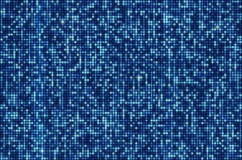 Blue seamless shimmer sequins background Stock Illustration