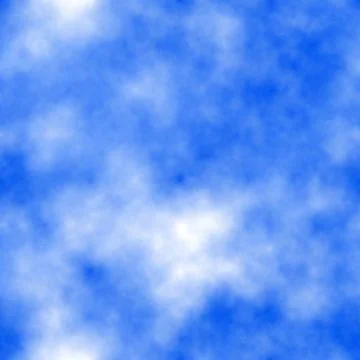 Blue seamless sky background pattern. Colors: cadet blue, wild blue yonder, p Stock Illustration