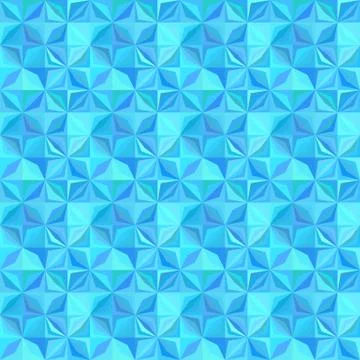 Blue seamless striped shape pattern - vector tiled mosaic background Иллюстрация