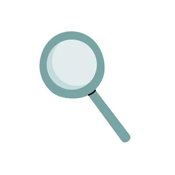 Blue search bar or magnifying glass Stock Illustration