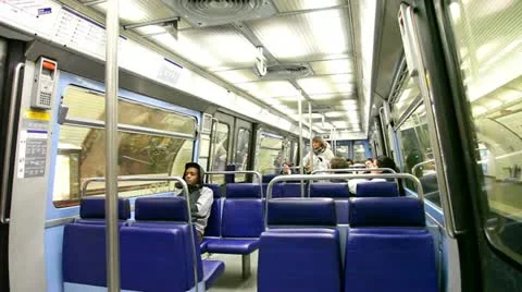 Blue seats Stock Footage 10888808