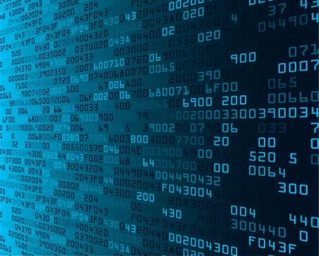 Blue security background with HEX-code Stockillustratie