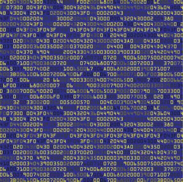 Blue security background with HEX-code Stock-Illustration