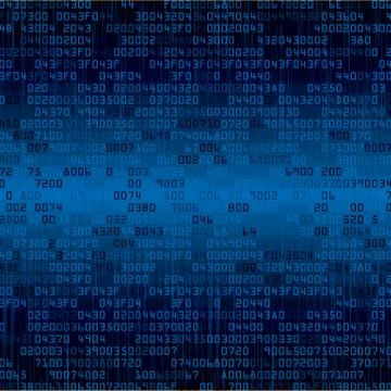 Blue security background with HEX-code Stockillustratie