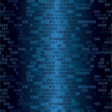 Blue security background with HEX-code イラスト素材