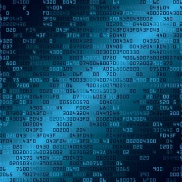 Blue security background with HEX-code 스톡 일러스트