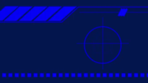Blue security lock icon on dark background. Security lock symbol for cyber .. Stock Footage 337816176