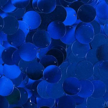 Blue sequin patterned background Stock Photos
