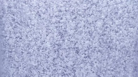 Blue Serum Droplets Floating in Clear Fluid, Luxury Skincare Concept Stock Footage 328002632