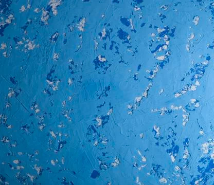 Blue shabby cement surface Stock Photos