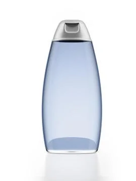 Blue shampoo bottle Illustration
