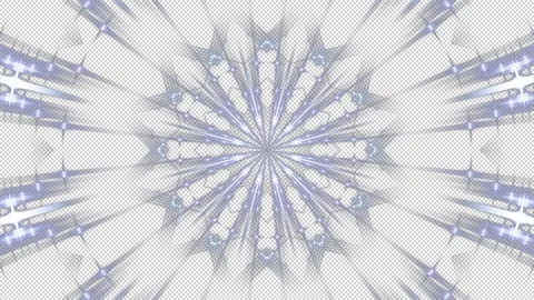 Blue shape on transparent background, alpha channel, loop Stock Footage 160920572