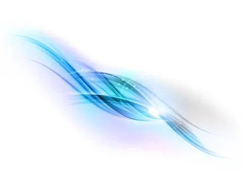 Blue shapes Illustrazione stock