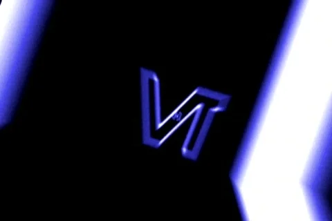 Blue Shapes Tunnel Stock Footage