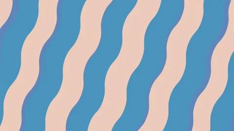 Blue Shapes Wavy Colored Lines Loop Video Animation Background Stock Footage 112932958