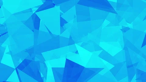 Blue shards abstract geometric background, stop motion animation Stock Footage 147328992