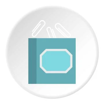 Blue sharpened pencil with eraser icon circle Stock Illustration