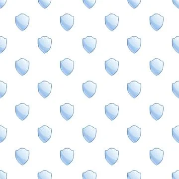 Blue shield defense pattern depicting protection and security 스톡 일러스트