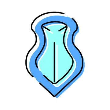 Blue shield icon representing safety and data protection Stockillustratie