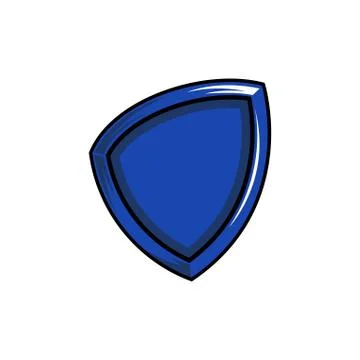 Blue shield icon vector illustration Stock Illustration