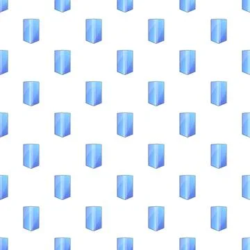 Blue shield symbols creating security pattern design 库存插图