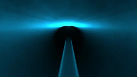 Blue shimmering abstract loop Stock Footage 34384591