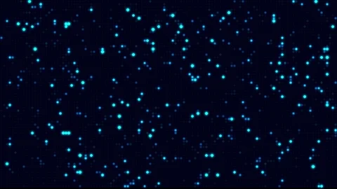 Blue Shimmering Data Background Stock Footage 126341504