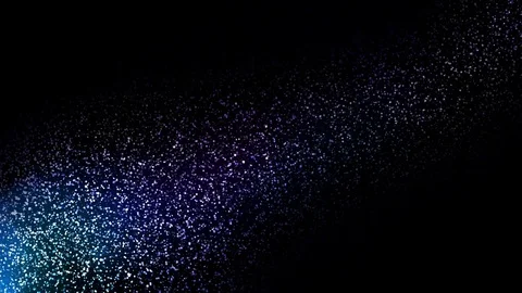 Blue shine abstract design elements on the black background. Stock Footage 85067304