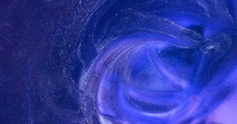 Blue shiny flow paint abstract backdrop. Swirl, flow Bright blue fluid art Stock Illustration