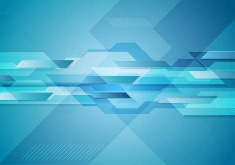 Blue shiny hi-tech motion layout background Stock Illustration