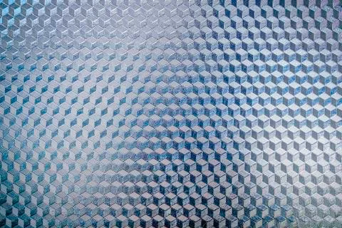 Blue shiny pattern surface of metal Foto stock