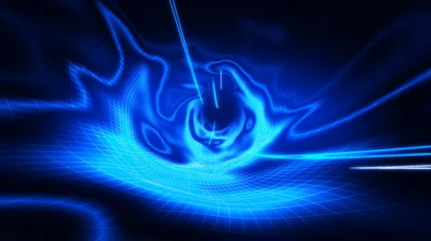 Blue Shiny Tunnel Stock Footage 1184098