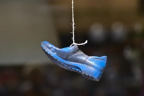 The blue shoe Stock Photos