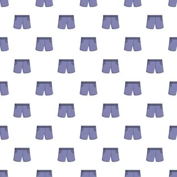 Blue shorts seamless pattern for summer fashion clothing Stock Illustration