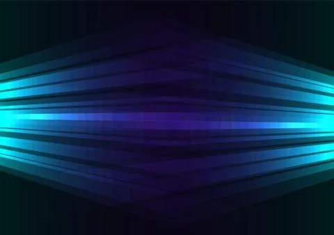 Blue side spotlight abstract background Stock Illustration
