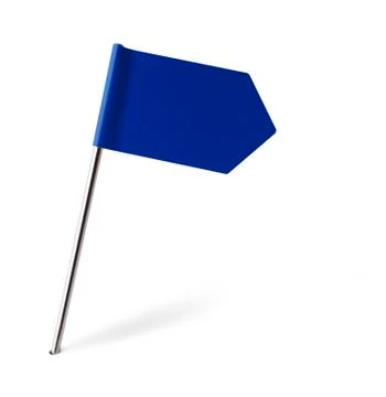 Blue Sign Flag Stock Photos