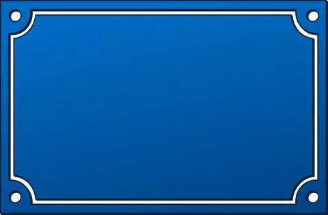 Blue sign Stock Illustration