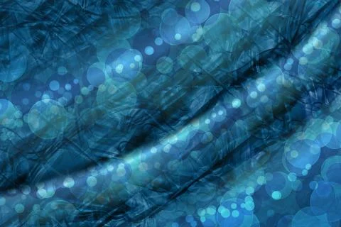 Blue silk abstract background Illustrazione stock