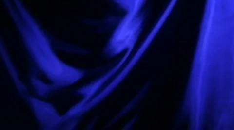 Blue Silk Background Texture - LOOP Stock Footage 370586