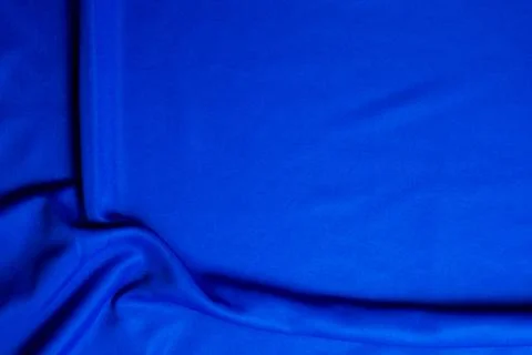 Blue silk cloth abstract pattern for background Stock Photos