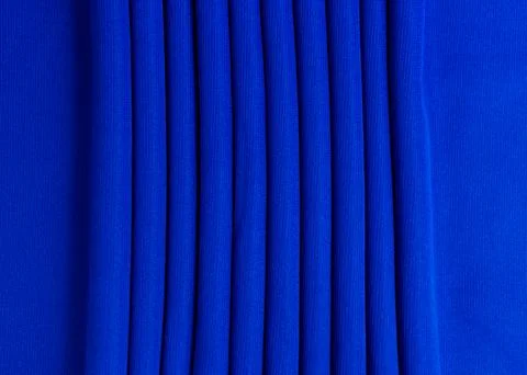 Blue silk cloth abstract pattern for background Stock Photos