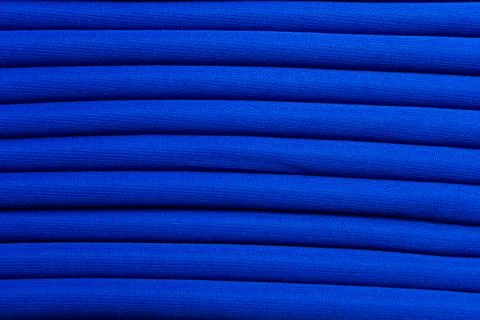 Blue silk cloth abstract pattern for background Stock Photos