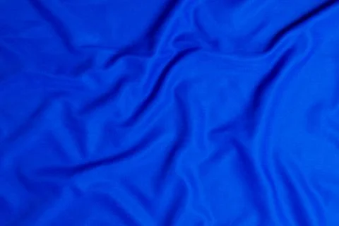 Blue silk cloth abstract pattern for background Stock Photos