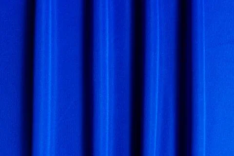 Blue silk cloth abstract pattern for background Stock Photos