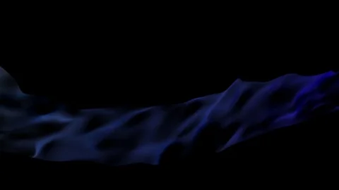 Blue of silk flow (with alpha channel) Stock-Footage 77599858