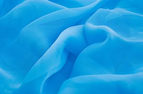 Blue silk Stock Photos