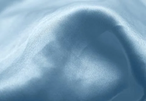 Blue silk Stock Photos